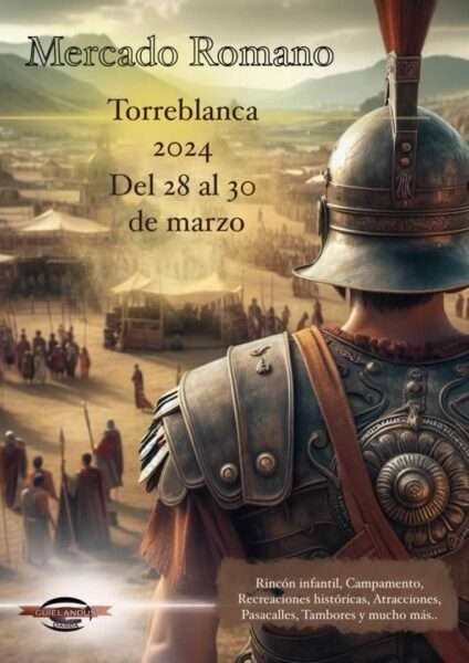 Cartel del Mercado Romano De Torreblanca (Castellon) 2024