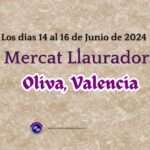 Convocatoria Mercat del Llaurador de OLIVA (Valencia) 2024