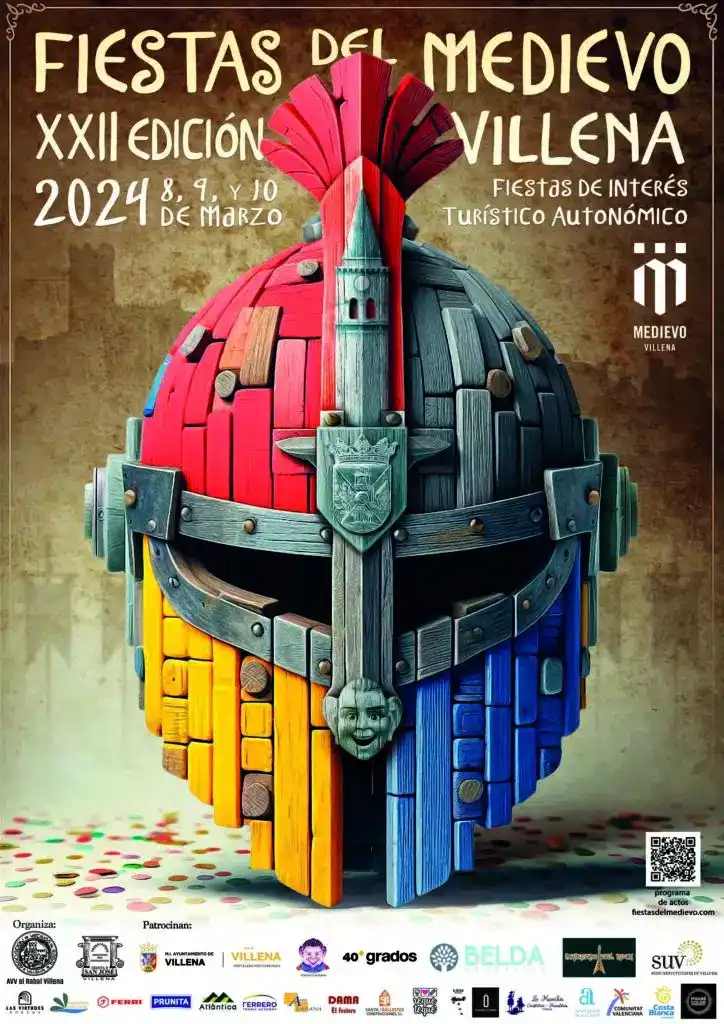 Programación de las Fiestas del Medievo – Mercado medieval en Villena, Alicante del 08 al 10 de Marzo del 2024
