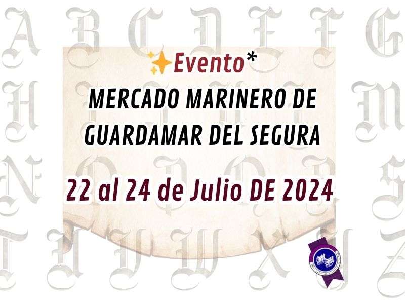 Convocatoria MERCADO MARINERO DE GUARDAMAR DE SEGURA , ALICANTE 2024