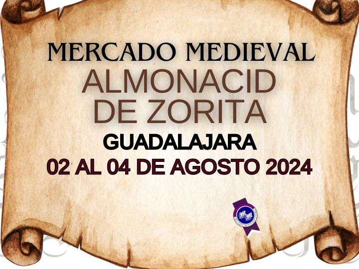 Convocatria : MERCADO MEDIEVAL DE ALMONACID DE ZORITA, GUADALAJARA 2024