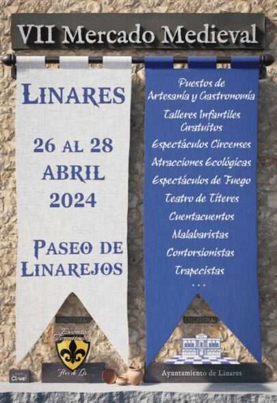Cartel 7º Mercado Medieval de Linares (Jaén) 2024