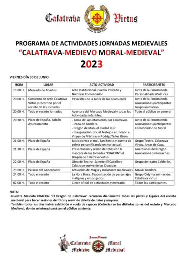 Medievales Moral de Calatrava 2023 01