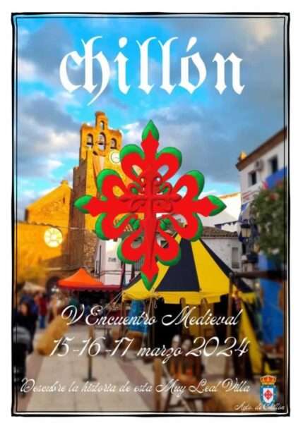 Programación del V Encuentro Medieval de Chillón (Ciudad Real) 2024 - cartel