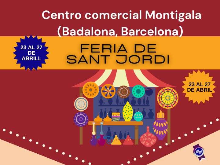 Feria de DE ARTESANIA  en el Centro comercial Montigala de BADALONA (BARCELONA) 2024