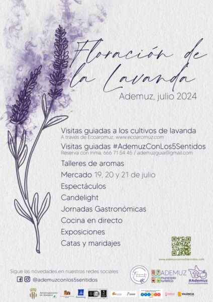 Cartek Mercado Artesanal Y Gastronómico De La Floración De La Lavanda De Ademuz (VALENCIA) 2024
