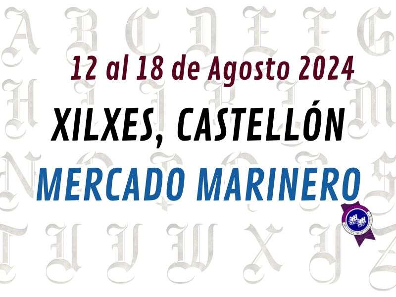 cONVOCATORIA MERCADO MARINERO DE XILXES, CASTELLÓN 2024