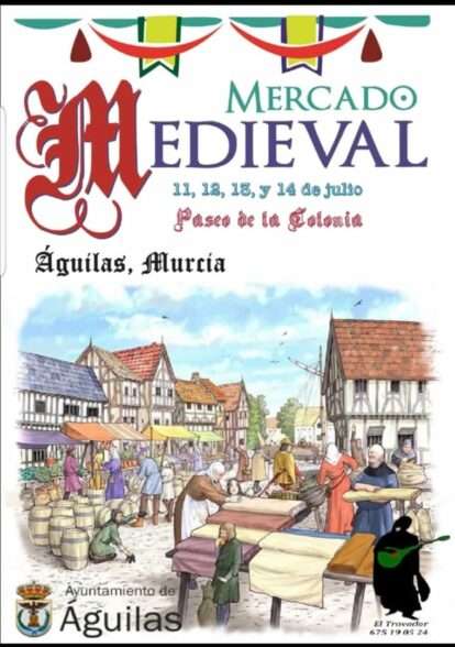 mercado medieval de Aguilas - cartel