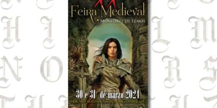 Cartel de la Feria Medieval de Monforte de Lemos (Lugo) 2024