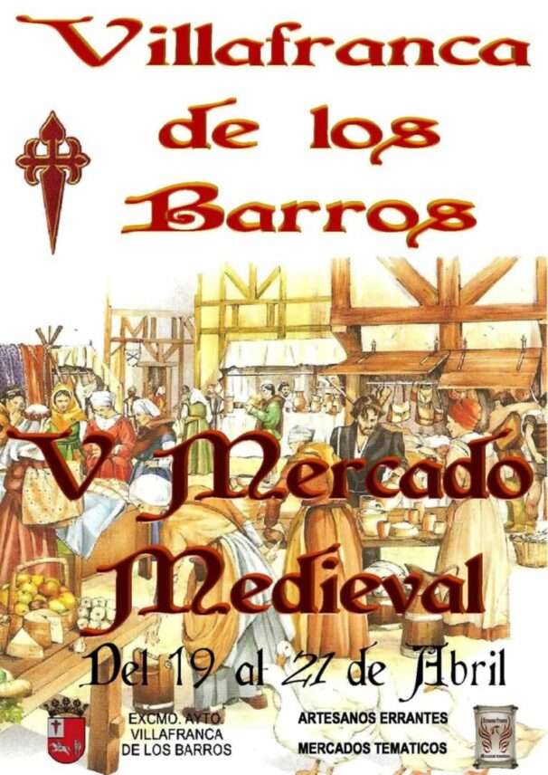 MERCADO MEDIEVAL de Villafranca de los Barros, Badajoz 2024