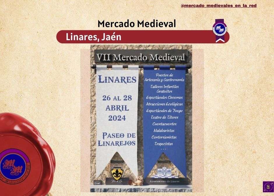 7º Mercado Medieval de Linares (Jaén) 2024 Anuncio