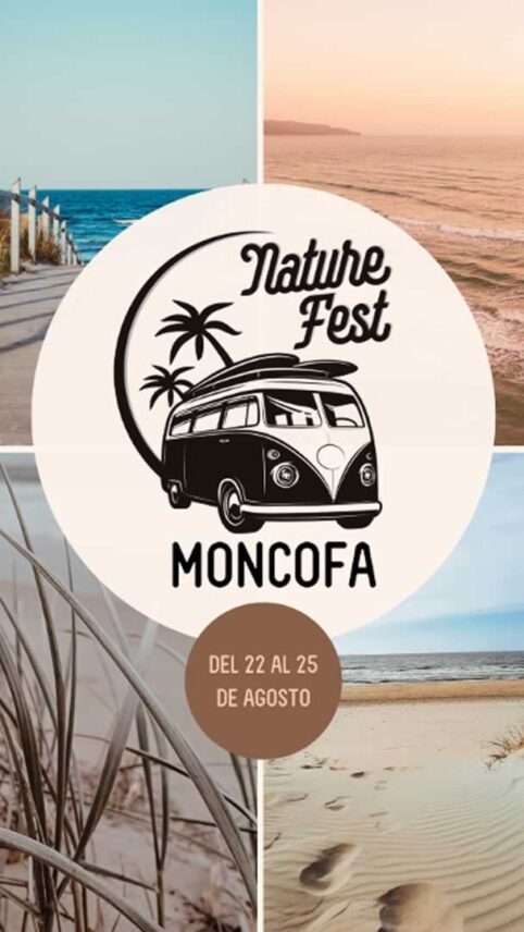 CARTEL NATUREFEST MONCOFA en La Playa de Moncofa (Castellón) 2024