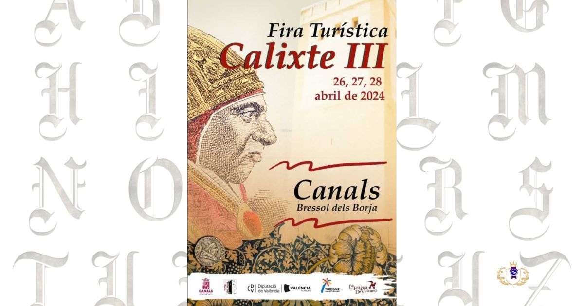 Cartel FERIA RENACENTISTA DE CALIXTO III DE CANALS (VALENCIA) 2024
