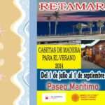 MERCADO DE VERANO en el Paseo Marítimo de Retamar en casetas de madera del 01 de Julio al 01 de Septiembre. 800 x 600