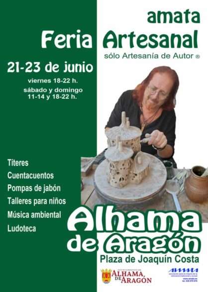 Feria de Artesanía de Autor® de Alhama de Aragón (Zaragoza) 2024