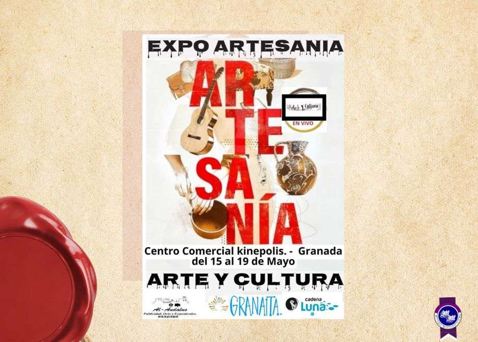 Anuncio Expo artesanía , Feria de artesanía en C.C. Kinépolis de Granada 2024