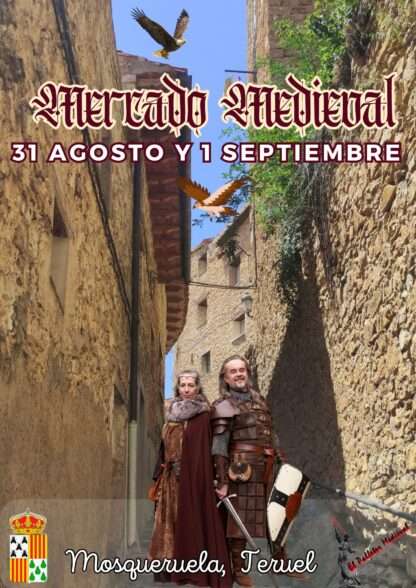Cartel Mercado medieval en Mosqueruela , Teruel 2024 