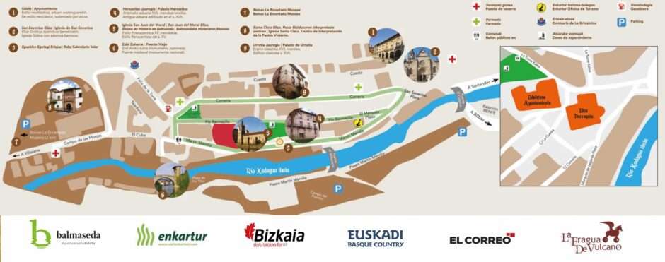 XXIV Mercado Medieval De Balmaseda (Vizcaya) 2024 programa mapa