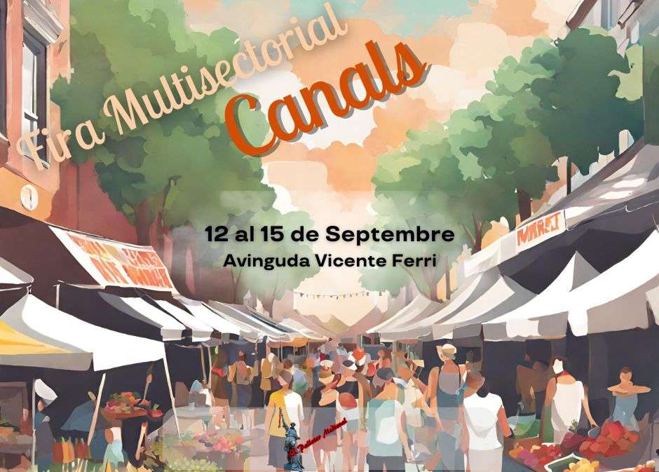 Feria Multisectorial de Canals (Valencia) 2024 Anuncio