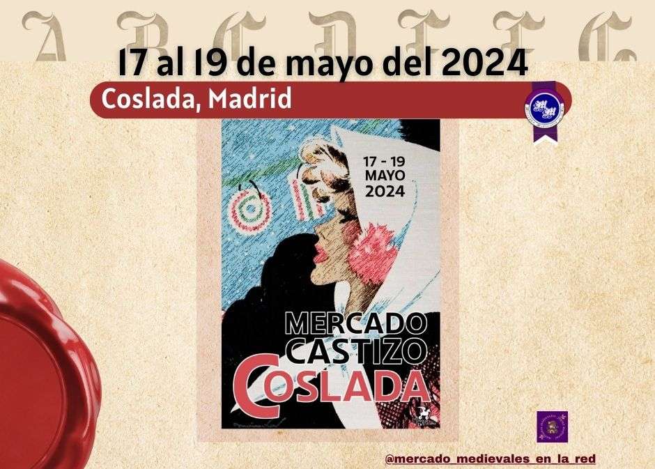 Mercado Castizo Goyesco en Coslada (Madrid) 2024
