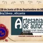 Feria de Artesanía de Autor® de Xàbia/Jávea (Alicante) del 28 de junio al 1 de septiembre de 2024