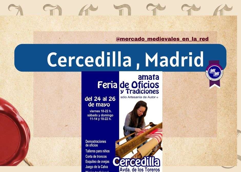 Anuncio de Feria de Oficios y Tradiciones de Cercedilla (Madrid) 2024