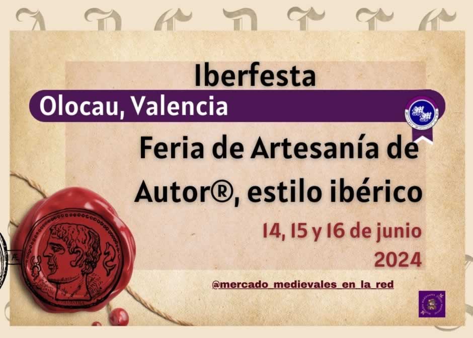 Feria de Artesanía de Autor®, estilo ibérico de Olocau (Valencia) 2024