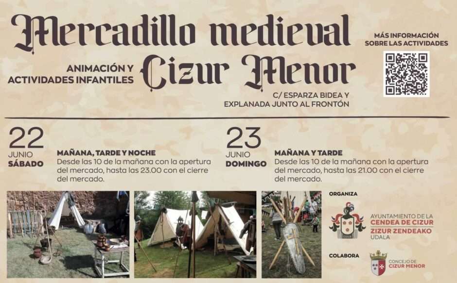 Programa Mercado Medieval de Cendea de Cizur (Cizur menor), Navarra 1