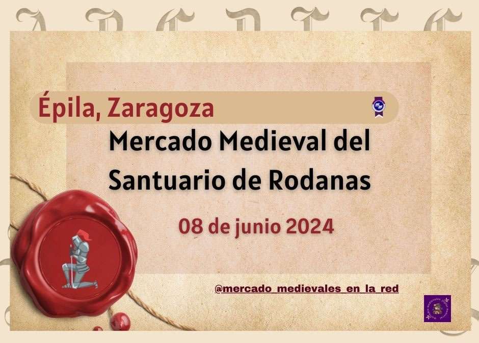 Mercado Medieval de Épila (Zaragoza) Junio 2024