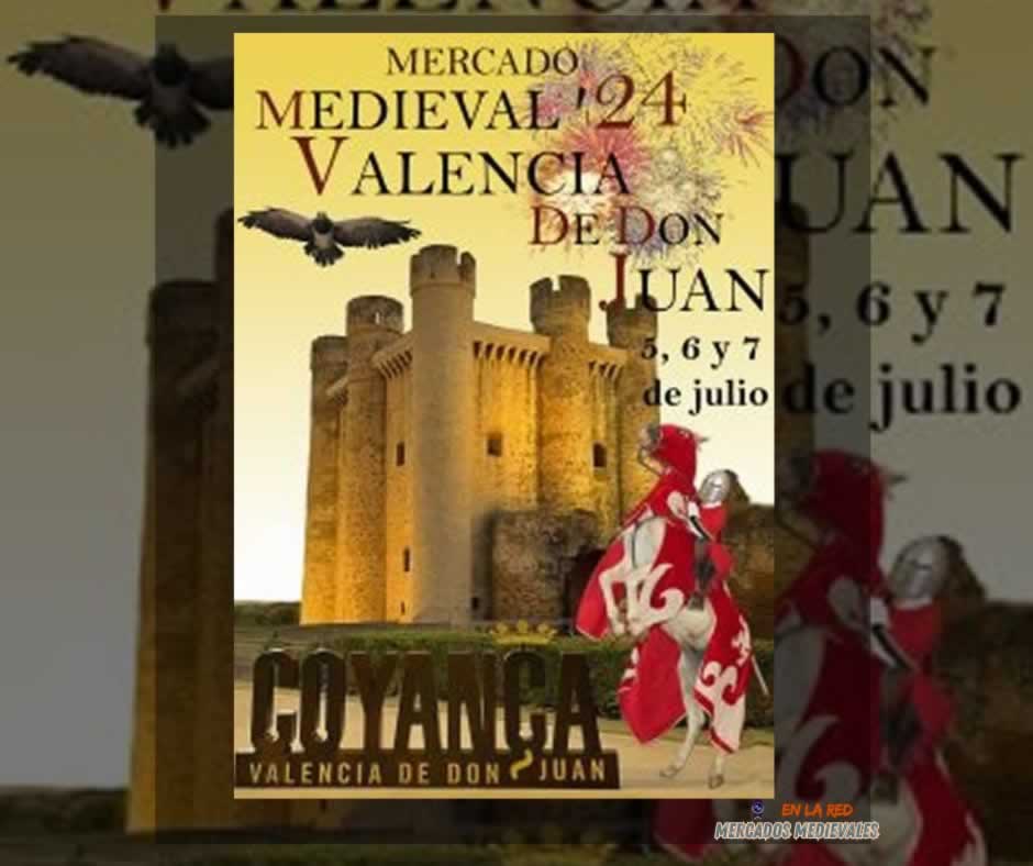 Anuncio Cartel Mercado Medieval Valencia de Don Juan, León 2024