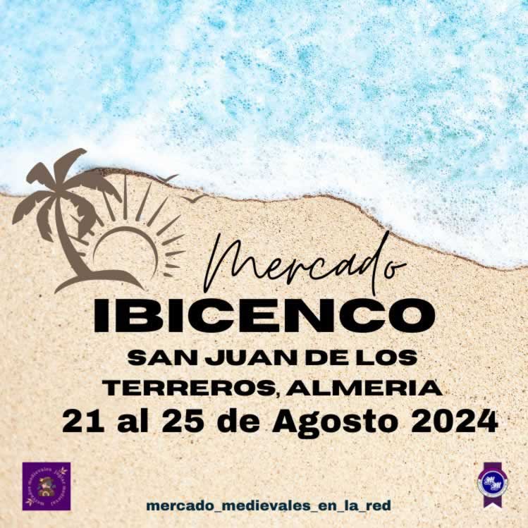 Mercado Ibicenco San Juan de los Terreros, Almeria 21 al 25 de Agosto 2024 w