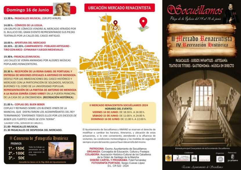 Programa 02 Jornadas Renacentistas de Socuellamos / Ciudad Real 2024