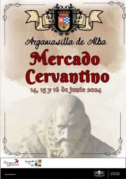 Cartel del Mercado Cervantino de Argamasilla de Alba /Ciudad Real 2024