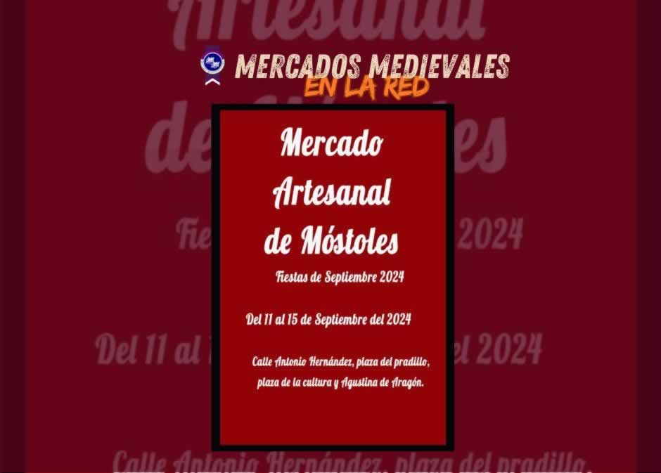 Anuncio Mercado Artesanal de Móstoles (Madrid) 2024