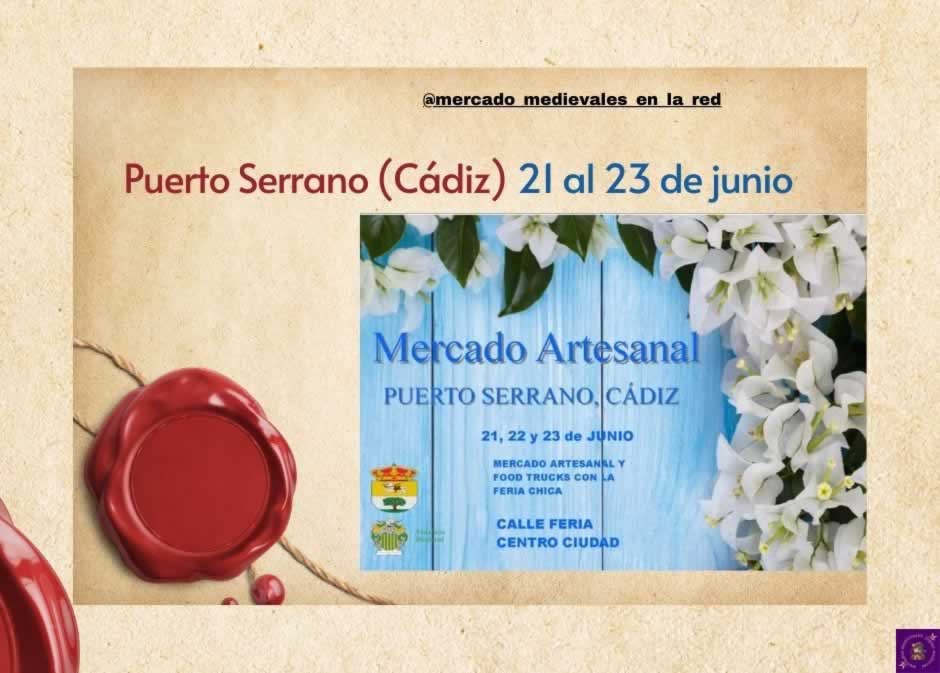 Anuncio Mercado Artesanal de Puerto Serrano 2024
