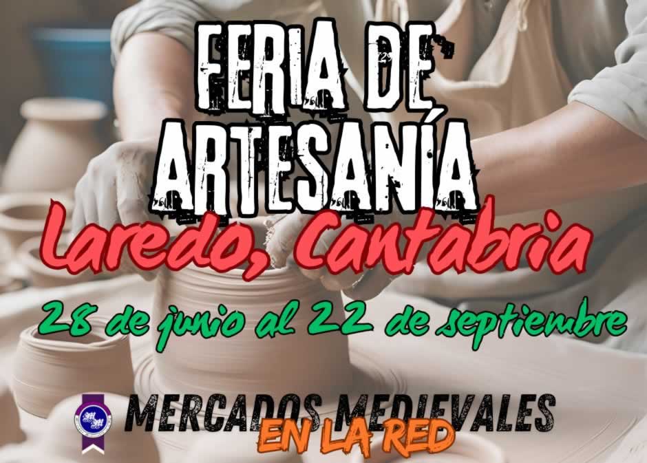 anuncio Feria de Artesanía de Laredo (Cantabria) 2024