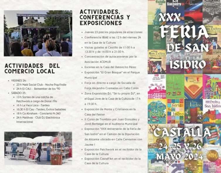 Actividades de la Feria de San Isidro de Castalla 2024