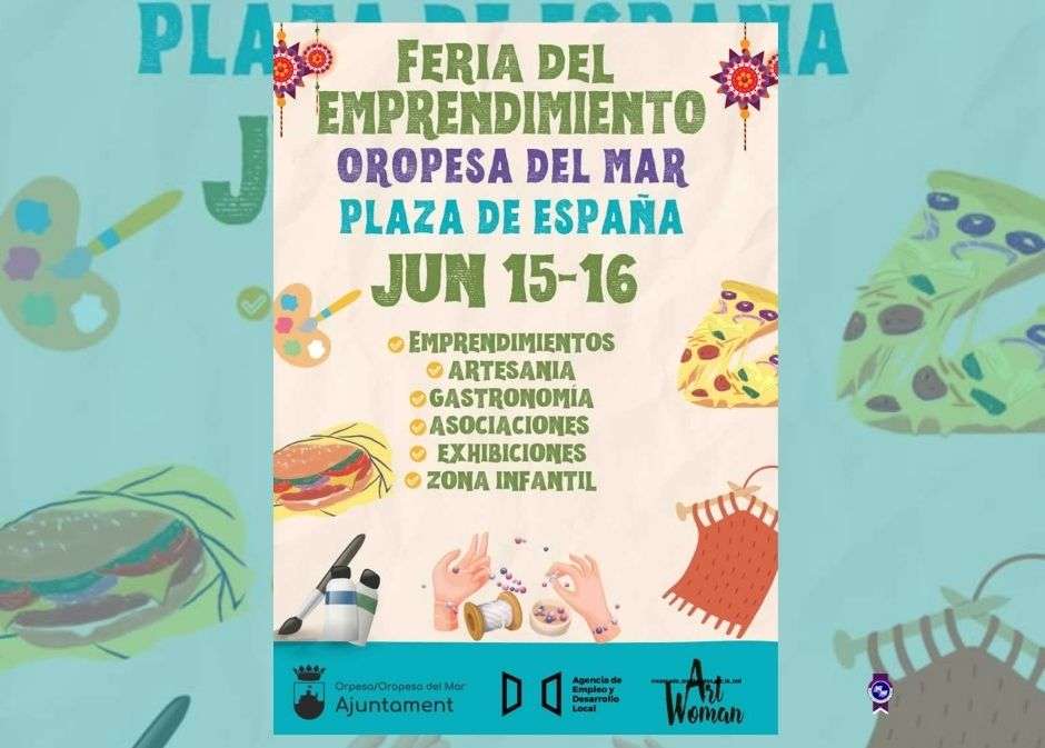Anuncio Feria del emprendimiento Oropesa del Mar (Castellón) 2024