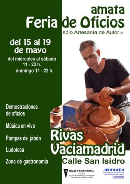 Feria de Oficios con Artesanía de Autor ® de Rivas-Vaciamadrid / Madrid 2024