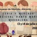 ANuncio Feria y Mercado Medieval Santa Maria Magdalena de Banyeres de Mariola (Alicante) 2024