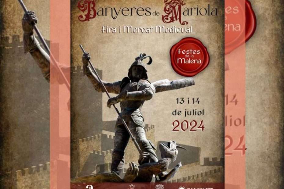 Anuncio Feria y Mercado Medieval Santa Maria Magdalena de Banyeres de Mariola (Alicante) 2024