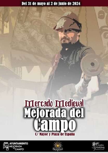 Cartel Mercado Medieval de Mejorada del Campo , Madrid 2024