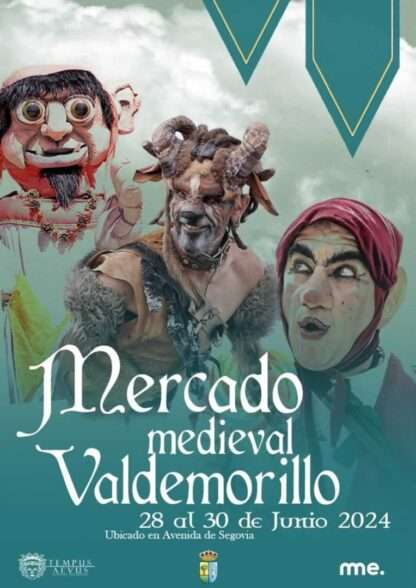 Cartel Mercado Medieval de Valdemorillo (Madrid) 2024