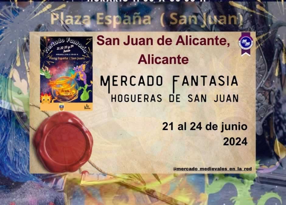 Anuncio Feria de la Fantasía de San Juan de Alicante (Alicante) 2024