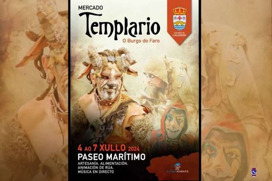 Mercado Templario O Burgo do Faro (La Coruña) 2024 anuncio