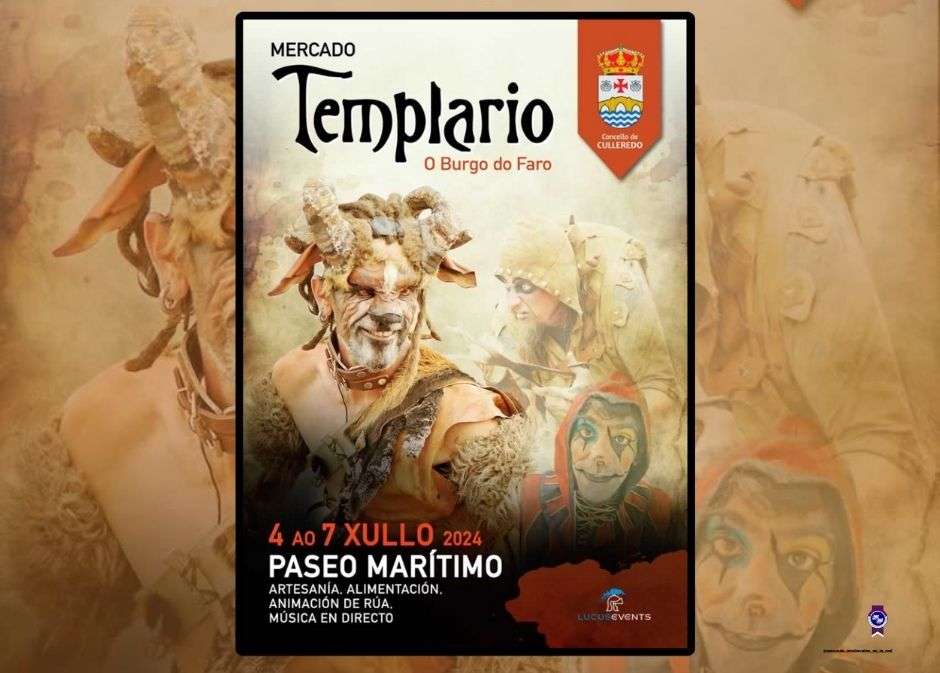 Mercado Templario O Burgo do Faro (La Coruña) 2024 anuncio