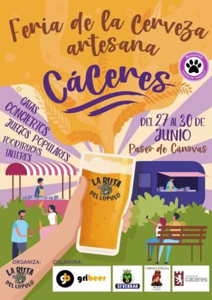 Feria de la cerveza artesana de Cáceres 2024