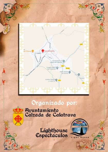 Mercado Medieval de Higuera de Calatrava (Jaén) 2024 mapa