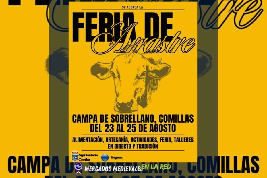 Anuncio Feria de Arrastre de Comillas (Cantabria) 2024