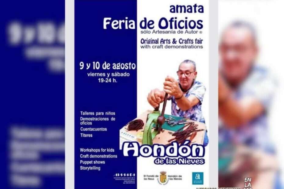 Anuncio Feria de Oficios Hondón de las Nieves (Alicante) 2024